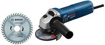 BOSCH GWS 600 professional Angle Grinder (with Brush Motor & Guard - 670W, 100MM, M10) (Blue) & Bosch 2608644274 Circular Saw Blade EC WO H 110x20-40