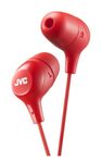 JVC HAFX38R Marshmallow Earphones Red