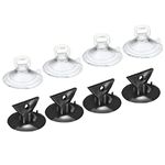 MECCANIXITY Bulb Changers, 35mm 38mm Dia. PVC Suction Cup Light Lamp Replacing Tools for GU10 MR16 Bulbs, 2 Size 2 Color, Pack of 8