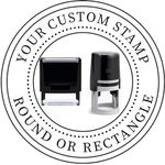 CHOOSE SIZE - Logo Stamp | Custom S