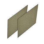 sourcing map Microwave Oven Waveguide Cover Mica Repairing Plate Oven Sheet Board for Kitchen 150x150x0.4mm, Pack of 2