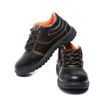 Unistar Beston_Black_6 Leather Mens Safety Shoes