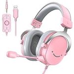 FIFINE USB Gaming Headset, PC Over-