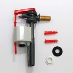 Wirquin Jollyfill 1/2 inch 15mm Brass Side Entry Inlet Float Valve 16300201, Multi-Colour