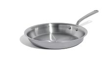 Made In Cookware - 12-Inch Stainless Steel Frying Pan - 5 Ply Stainless Clad - Professional Cookware Italy - Induction Compatible