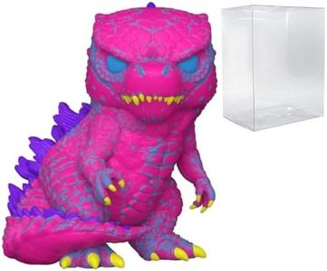 POP Godzilla vs Kong - Godzilla Blacklight Limited Edition Funko Vinyl Figure (Bundled with Compatible Box Protector Case), Multicolor, 3.75