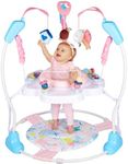 Enborbabe Baby Activity Center, 3-in-1 Grow-with-Me Baby Jumper Activity Center, 360° Rotating Jumper & Bouncer with Interactive Toys, Music, Lights and 3 Adjustable Heights for Babies 6+ Months