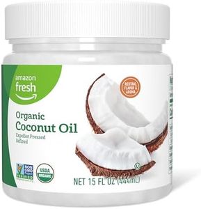 Amazon Fresh, Organic Refined Coconut Oil, 15 Fl Oz (Previously Happy Belly, Packaging May Vary)