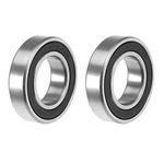 sourcing map 6903-2RS Deep Groove Ball Bearing 17x30x7mm Double Sealed ABEC-3 Bearings 2-Pack