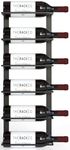 The Rack Co. Wall Series - Double Frame Wall Mount Wine Bottle Rack (6 Bottles) + Free Wine Bottle Opener Corkscrew