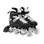 OLYSPM Inline Skates,Rollerblades with Light Up Wheels Kids Inline Skates 4 Adjustable Size ABEC 7 Bearings,Fully protective shell,Roller blades adult,Inline Roller Skates for Kids/Boys/Girls