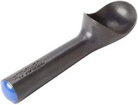 Zeroll 1012-ZT Zerolon Hardcoat Anodized Commercial Ice Cream Scoop with Unique Liquid, Aluminum, 3 Ounces, Black