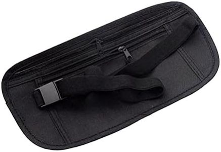 Cintura porta soldi resistente all'acqua Portafoglio segreto furto invisibile nascosto sotto i vestiti Cintura Portafoglio Custodia da viaggio di sicurezza per contanti, carte, chiavi e passaporto