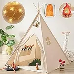 Tiny Land Kids-Teepee-Tent with Lig