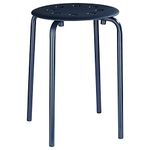 Ikea Marius Durable Stool- 45 Cm - By Stockland (Blue) - Steel