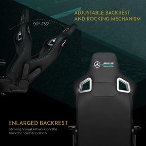 Noblechairs Epic Gaming Chair – Ergonomic, Adjustable, Black
