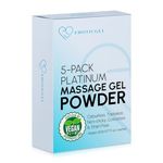 5 x Premium Massage Gel Powder | 5g Travel Sachet Makes 500ml | Made in Japan | Paraben & Glycerine Free