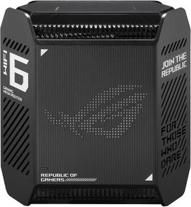 ASUS ROG GT6 WiFi 6 Mesh Router 2-Pack – High-Speed Whole Home Coverage