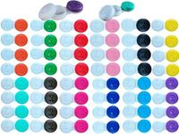 Md Multi Color New Contact Lens Case (Pack Of 50 Cases) (Plastic, Travel Accessories, Multicolor)