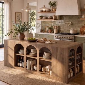 Tribesigns Large Craft Table with Storage Compartments & Spacious Worktop