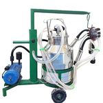 SWADESI KRAFTS Cow Milking Machine for Cow Dairy 200 LPM (1 Cow Milking 4-5 Minutes) (Compatible with Desi, HF, Jersy Cow) (Non Compatible with Buffalo, Gir, Sahiwal, Kashmiri Cow) A2