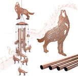 Wolf Wind Chimes for Outside,Wolf G