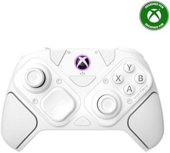 Turtle Beach Victrix Pro BFG Reloaded Wireless Gaming Controller Licensed for Xbox Series X|S, Xbox One, PC Gamepad, Bluetooth, Fightpad, Hall-Effect Thumbsticks/Triggers, Customizable Controls, White