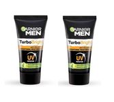 Garnier Men Turbo Bright Anti Pollution Brightening Cream Moisturiser Uv Protection 40Gm (Pack Of-2) 80Gm