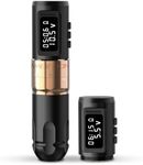 Ambition MARS-U Wireless Tattoo Machine with Adjustable Stroke - Rotary Cartridge Tattoo Machine Pen with Extra 1800mAh Power Coreless Motor Digital LED Display for Professional Tattoo Artist