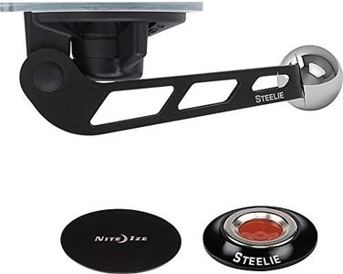 Nite Ize Original Steelie Orbiter Windshield Mount Kit - Low Profile Magnetic Car Windshield Mount for Smartphones