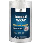 Aspect Bubble Wrap For Moving House | Large Bubble Wrap Roll | Roll of Bubble Wrap for Moving Houses, Easy Packing, Office and Industrial Use (500MM X 25M)