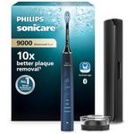 Philips Sonicare DiamondClean 9000 Series Power Electric Toothbrush Special Edition - Sonic Brush, Dark Blue, 1 X C3 Premium Plaque Control Brush Head (Model HX9911/88)