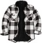 ZENTHACE Mens Warm Sherpa Lined Fle