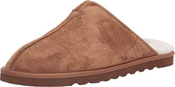 Skechers Mens 2023 Renten Slippers - Tan - UK 8
