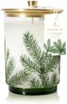 Thymes Heritage Medium Pine Needle Luminary Candle – Scented Candle with Notes of Crisp Siberian Fir, Cedarwood and Sandalwood - Seasonal House Decor - Luxury Home Fragrance- Frasier Fir - 11.5 Oz