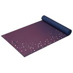 Gaiam Yoga Mat Premium Print Extra Thick Non Slip Exercise & Fitness Mat for All Types of Yoga, Pilates & Floor Workouts, Sublime Sky, 6mm