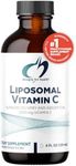 Designs for Health Liposomal Vitamin C Liquid - 1000mg Vitamin C Supplement - Liposomes (from Sunflower Lecithin) for Superior Absorption - Non-GMO, Pleasant Lemon Flavor (24 Servings / 4oz)