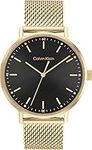 Calvin Klein Analogue Quartz Watch for men with Gold colored Stainless Steel mesh bracelet - 25200049