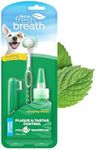 Tropiclean Fresh Breath Oral Care Kit for Small Dogs with Oral Care Gel, Tripleflex Toothbrush and Finger Brush