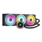 Corsair iCUE LINK H170i RGB Liquid CPU Cooler - 420mm AIO - QX140 RGB Fans - Fits Intel® LGA 1700, AMD® AM5 - iCUE LINK System Hub Included - Black