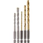 Makita D-23765 Masonry and Metal Drill Bit Set (5 Piece), 1/4"