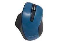 Verbatim Silent Ergonomic Wireless Blue Led Mouse – Dark Teal