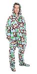 Forever Lazy Footed Adult Onesie - Big Chimpin' - XS