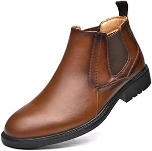 Arkbird Chelsea Ankle Boots for Men Genuine Leather Oxford Casual and Formal Dress Boot