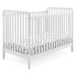 Delta Children Saint 4-in-1 Convertible Crib, Includes Conversion Rails, Greenguard Gold Certified, Bianca White