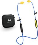 MIPEACE Bluetooth Work Earplugs Headphone,Wireless in-Ear Noise Isolating Earbuds,29dB Noise Reduction Headphone with Control,19+ Hours Battery for Lawn Mowing Safety Industrial Construction(Black)