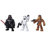 STAR WARS Galactic Heroes Mega Mighties 3-Pack - Stormtrooper, Darth Vader, and Chewbacca 10-Inch Action Figures, Kids Ages 3 and Up (Amazon Exclusive)