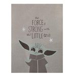 Lambs & Ivy Star Wars Baby Yoda Mandalorian Grogu/The Child Knit Baby Blanket