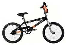 Dallingridge Legend 20" Freestyle BMX Bike w/ 360 Gyro - Gloss Black/Orange/Silver