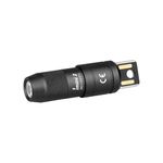 OLIGHT IMINI 2 EDC Rechargeable Keychain Flashlight, 50 Lumens Compact and Portable Mini Light, Tiny LED Keyring Lights with Built-in Battery Ideal for Everyday Carry and Emergencies (Black)